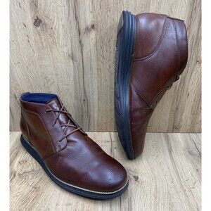 Cole Haan Mens Original Grand OS Chukka Boots C28214 Brown Leather Size 12 M